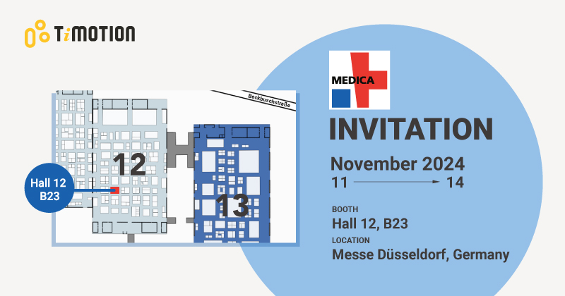 TiMOTION Exhibits at MEDICA 2024- Booth Map