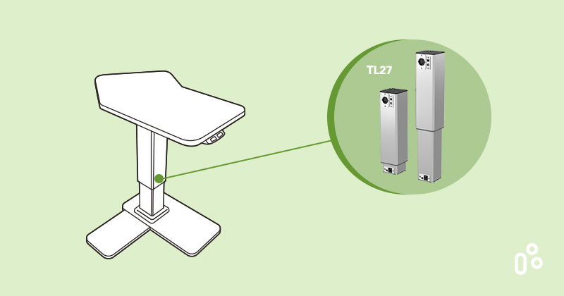 TL27: An Electric Lifting Column For Medical Devices - TiMOTION