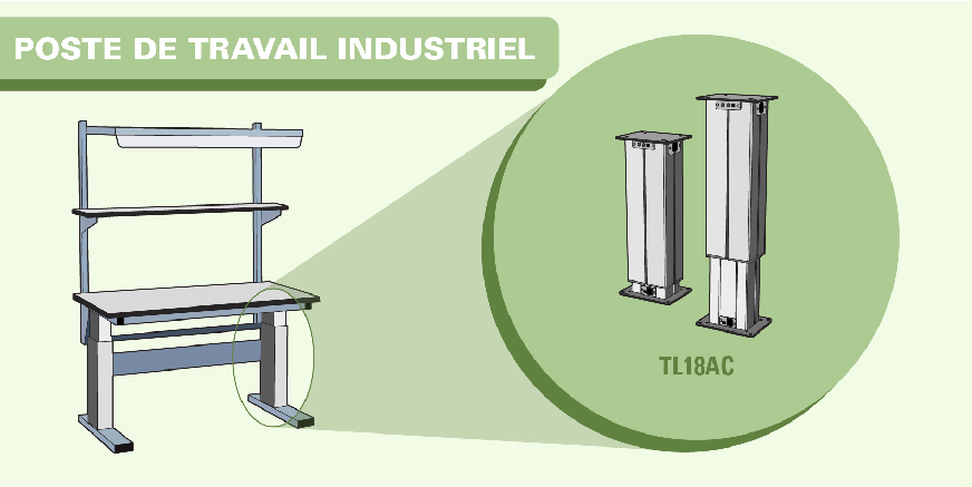 TiMOTION TL18AC is A Quiet, Powerful Electric Lifting Column for medical applicatons