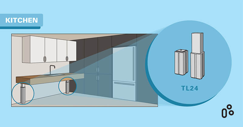 TiMOTION provides a strong, reliable TL24 lifting column, designed for medical and home applications