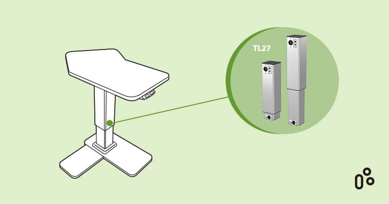 TL27: 医療機器向け電動コラム  - TiMOTION