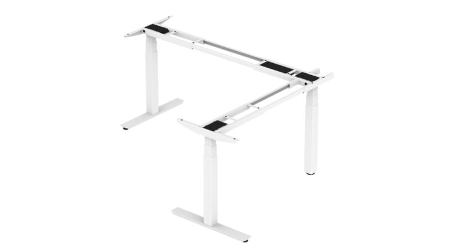 L-Shaped, Three-Leg Height-Adjustable Desk Kits | TEK26 - TiMOTION