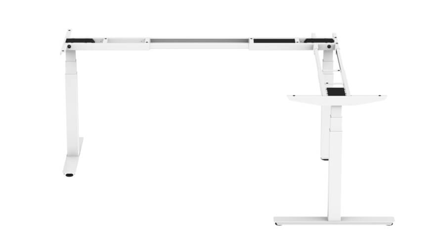 L-Shaped, Three-Leg Height-Adjustable Desk Kits | TEK26 - TiMOTION