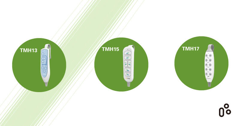 新型醫療控制器(MH13、TMH15、TMH17)手控器調整更符合人體工學！ - TiMOTION